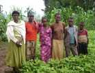 A farming family from Ethiopia participating in the SIMLESA project. Photo credit: Judy Lynn